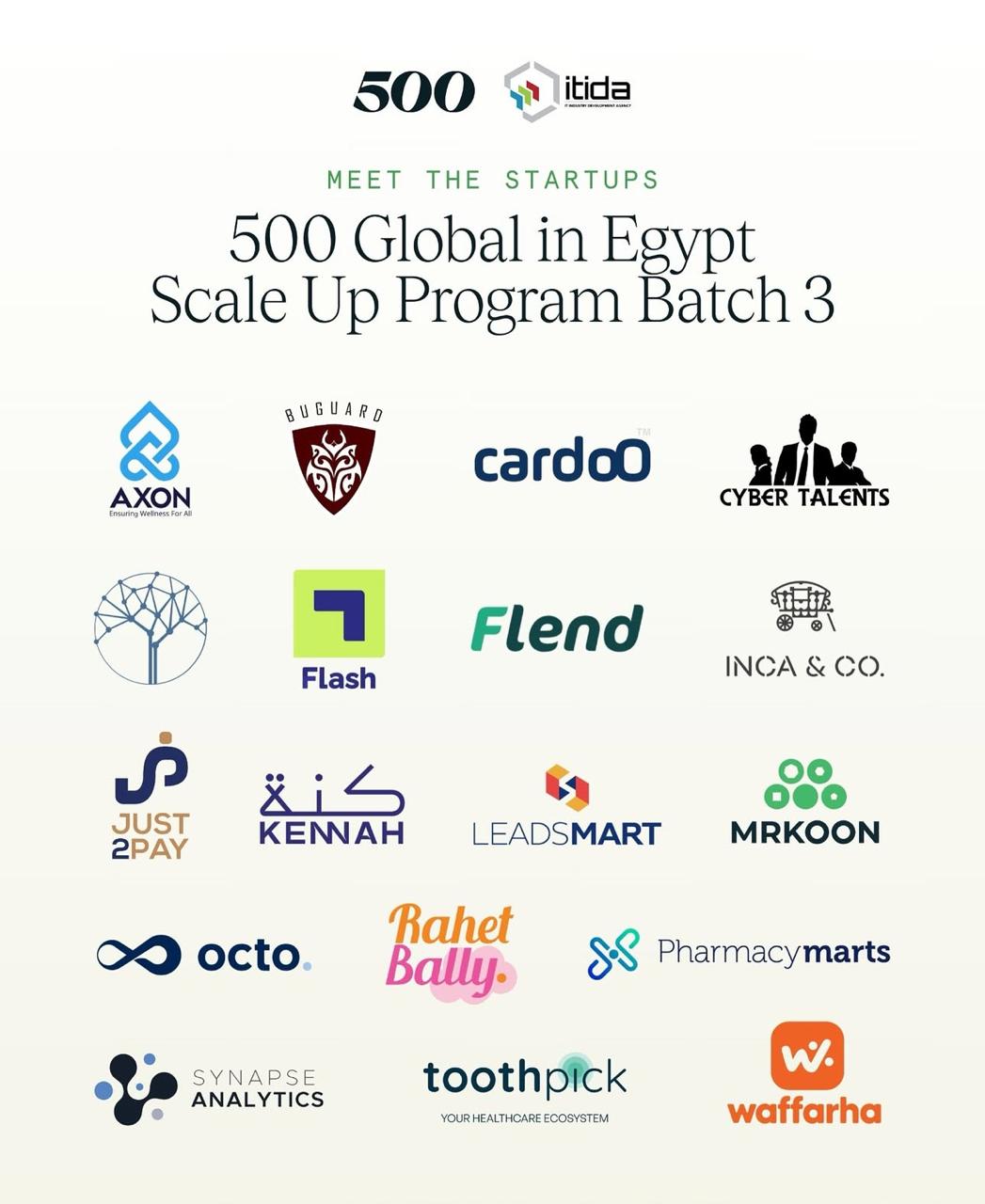 Global 500 incubates 18 Egyptian startups, including Just2pay